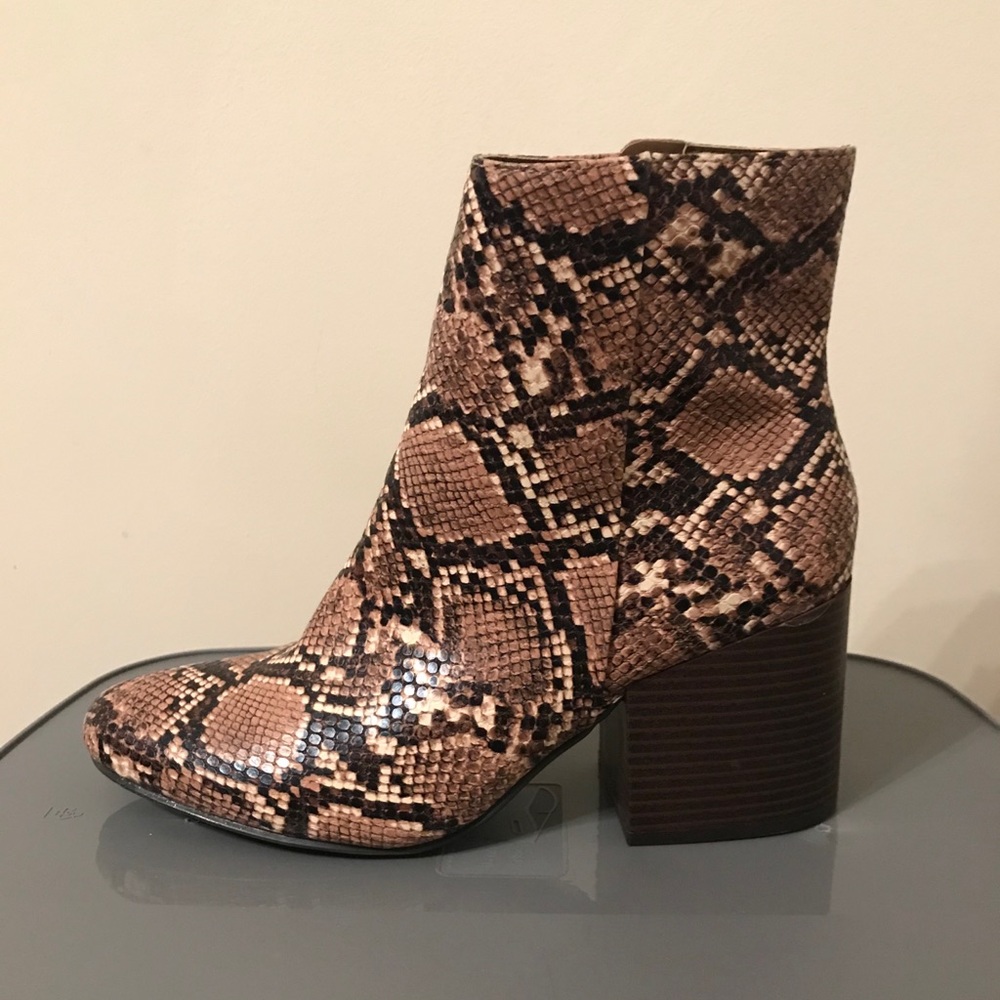 Madden Girl Snakeskin Booties